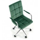 Кресло компьютерное HALMAR GONZO 4 темно-зеленый/хром